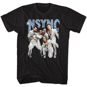 NSYNC Stark Group Shot Vintage T-Shirt Music Tee